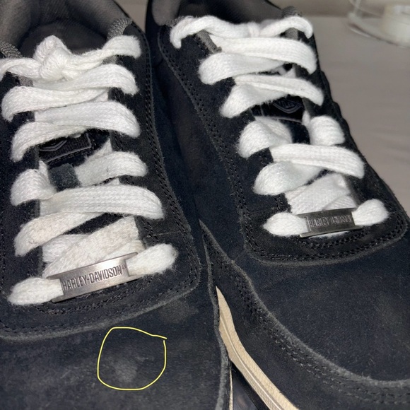 Harley Davidson Suede Steel Toe Shoes, EUC - Picture 16 of 16